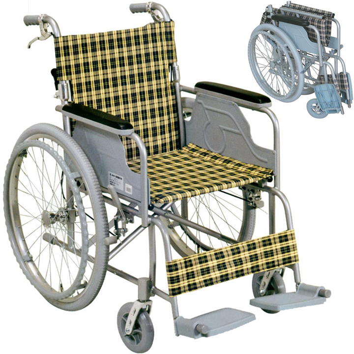最適な価格 介護用 車椅子 ハンドブレーキ付きアルミ製車いす B-31 B 